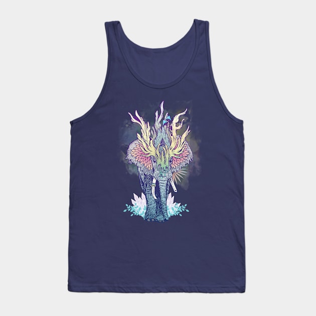 Spirit Elephant Tank Top by MatMiller